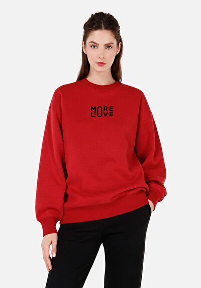 Image de Pull-over Rouge Regular Fit Femme