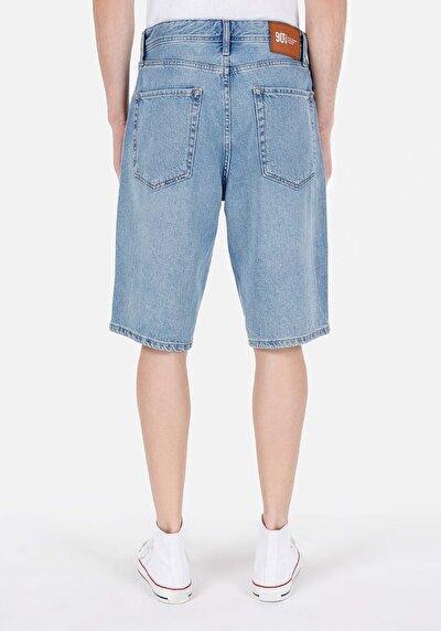 Afficher les détails de Short Bleu Loose Fit Homme
