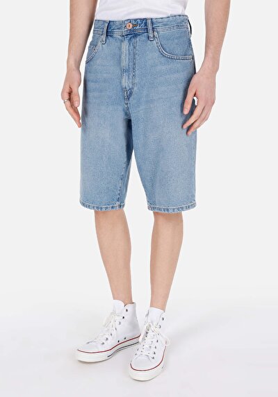 Afficher les détails de Short Bleu Loose Fit Homme