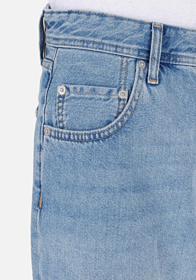 Afficher les détails de Short Bleu Loose Fit Homme