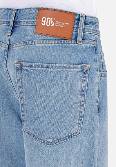 Afficher les détails de Short Bleu Loose Fit Homme