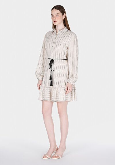 Image de Robe Beige Regular Fit Femme
