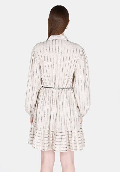 Image de Robe Beige Regular Fit Femme