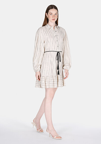 Image de Robe Beige Regular Fit Femme