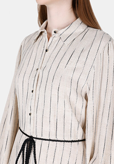 Image de Robe Beige Regular Fit Femme