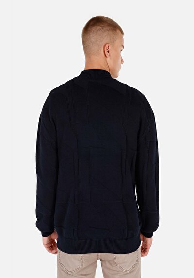 Image de Cardigan Tricot Marine Regular Fit Homme