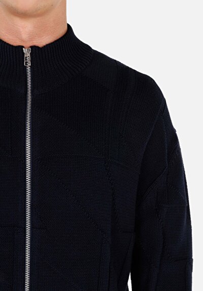 Image de Cardigan Tricot Marine Regular Fit Homme