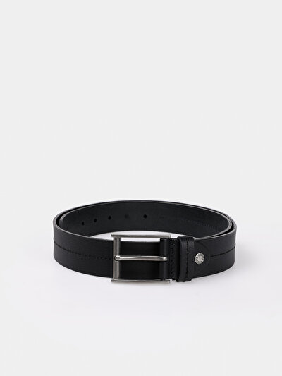 Image de Ceinture Noir Modern Fit Homme
