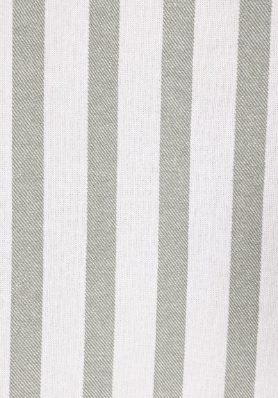 Afficher les détails de Chemise À Manches Longues Vert Regular Fit Rayé Ratière Homme