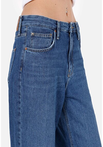 Image de 970 Berry Pantalon Bleu   En  Regular Fit Femme