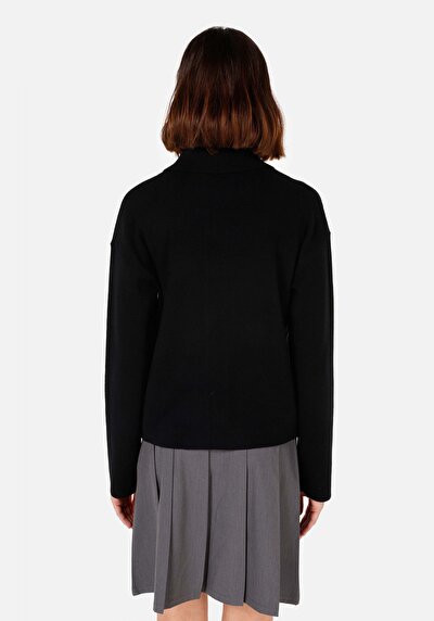 Image de Cardigan Tricot Noir Regular Fit Femme