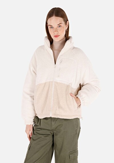 Image de Veste Ecru Regular Fit Manches Longues  Matelassé Femme