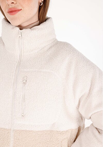 Image de Veste Ecru Regular Fit Manches Longues  Matelassé Femme
