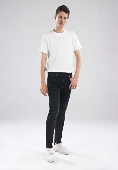 Afficher les détails de 035 Ryan Pantalon Marine   En  Skinny Fit Homme