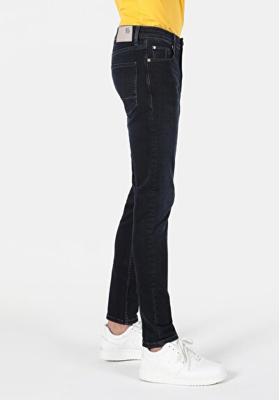 Afficher les détails de 035 Ryan Pantalon Marine   En  Skinny Fit Homme