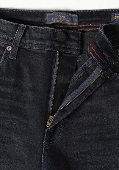Afficher les détails de 035 Ryan Pantalon Marine   En  Skinny Fit Homme