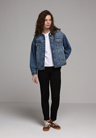 Image de 703 Carla Pantalon Narrow Leg Medium Rise En Jean Skinny Fit Femme
