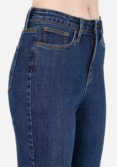 Image de 760 Diana Pantalon Denim Skinny  Leg High Rise En Jean Skinny Fit Femme