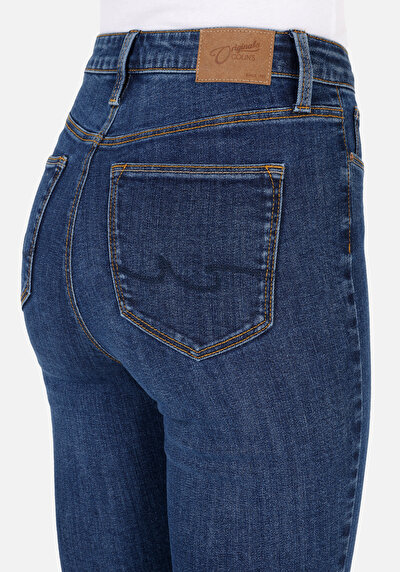 Afficher les détails de 760 Diana Pantalon Denim Skinny  Leg High Rise En Jean Skinny Fit Femme
