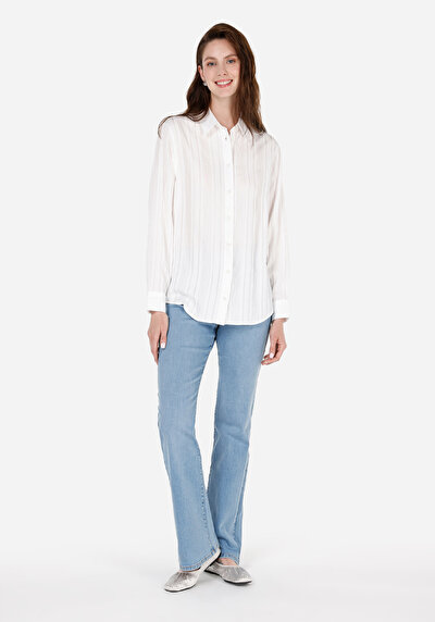 Image de 791 Monica Pantalon Denim Bootcut Medium Rise En Jean Regular Fit Femme