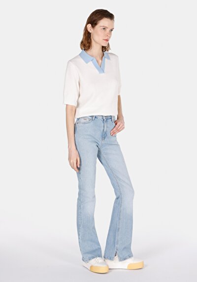 Image de 791 Monica Pantalon En Jean Regular Fit Femme