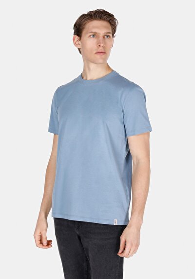 Image de Bleu Homme T-shirt À Manches Courtes