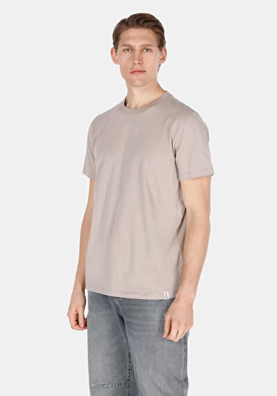 Image de T-shirt À Manches Courtes Blanc Regular Fit Droit Homme