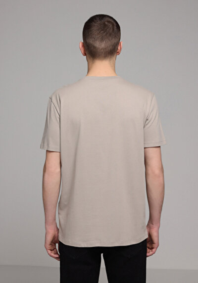 Image de T-shirt À Manches Courtes Blanc Regular Fit Droit Homme