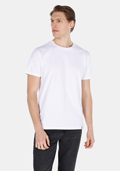 Image de Blanc Homme T-shirt À Manches Courtes