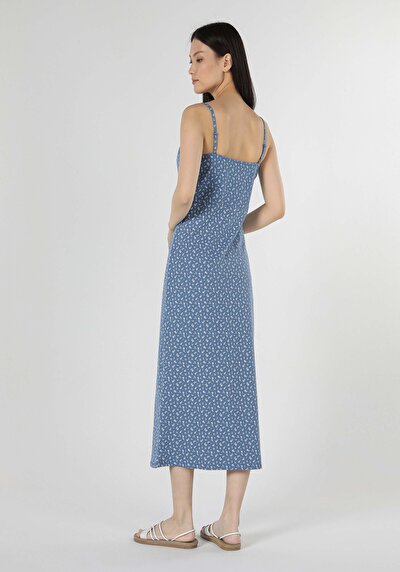 Image de Robe Bleu Slim Fit Femme