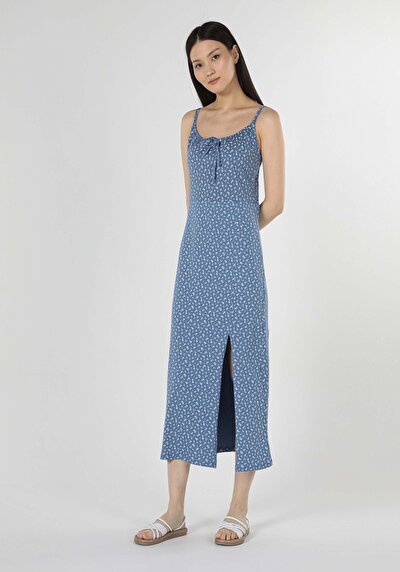 Image de Robe Bleu Slim Fit Femme