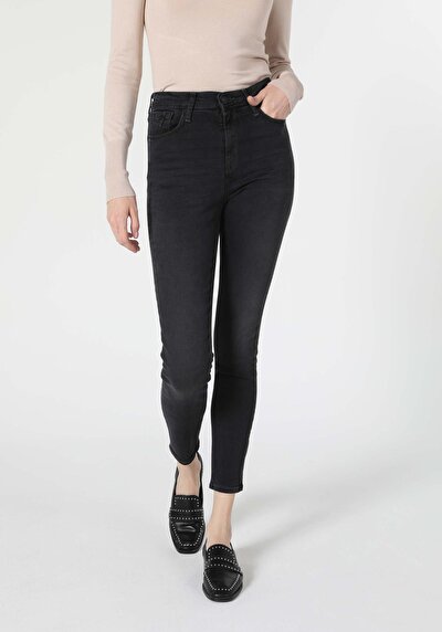 Image de 760 Diana Pantalon Noir Skinny  Leg  En  Super Slim Fit Femme
