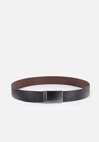 Image de Ceinture Noir Modern Fit Homme