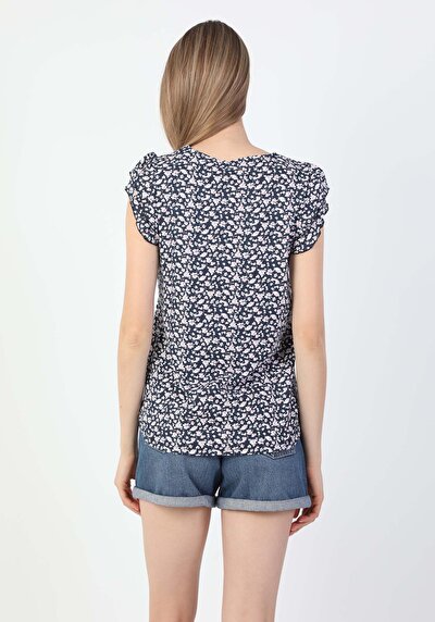 Image de T-shirt À Manches Courtes Marine Regular Fit Femme