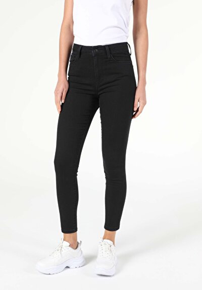 Image de 760 Diana Pantalon Noir Skinny  Leg  En  Super Slim Fit Femme