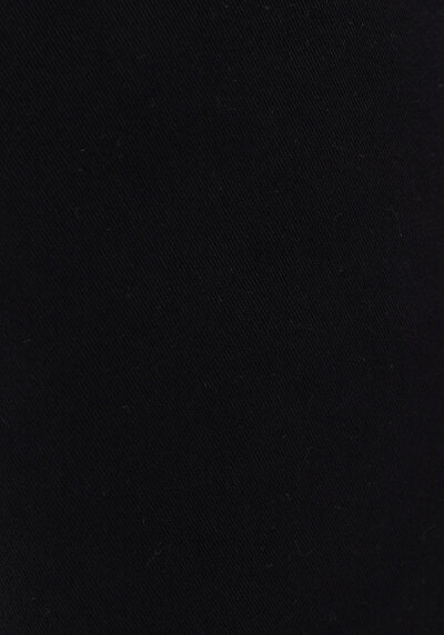Afficher les détails de Pantalon Noir Straight Leg Medium Rise En Gabardine Slim Fit Homme