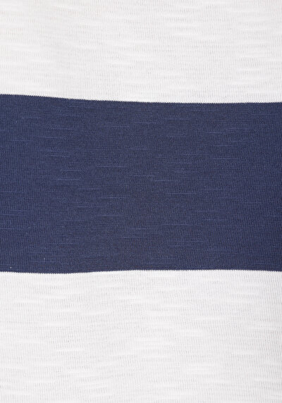 Image de T-shirt À Manches Courtes Marine Comfort Fit Rayé Homme