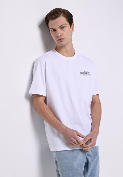 Image de Blanc Homme T-shirt À Manches Courtes