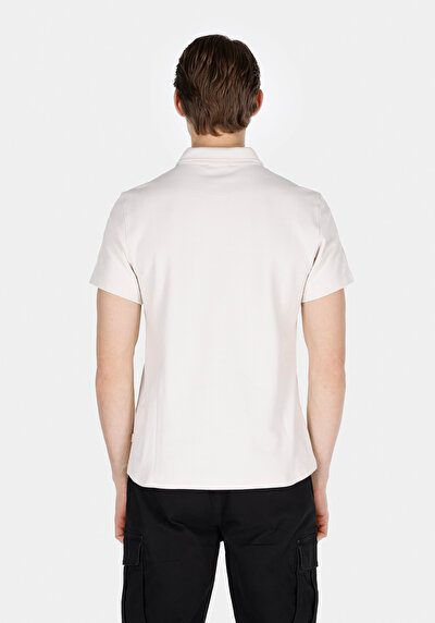 Image de T-shirt Polo À Manches Courtes Vert Foncé Droit Regular Fit Homme