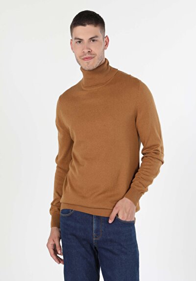 Image de Pull Camel Slim Fit Homme