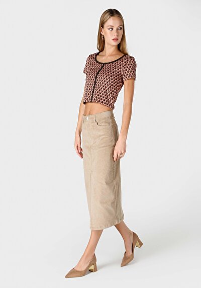 Image de Jupe Beige     Femme