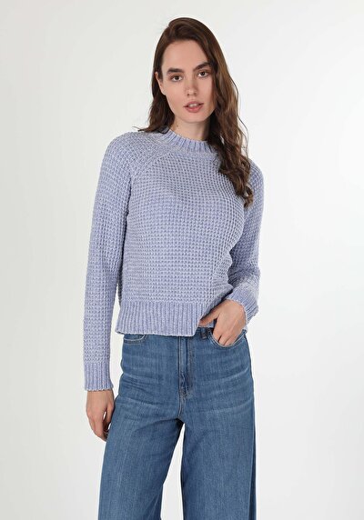 Image de Pull Bleu Regular Fit   Femme