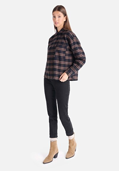 Image de Chemise À Manches Longues Noir Femme