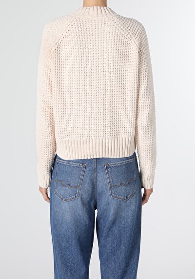 Image de Pull Ecru Regular Fit Femme