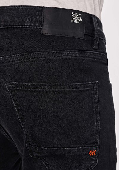 Afficher les détails de 040 Alex Pantalon Noir   En  Skinny Fit Homme