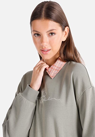 Image de Pull-over Vert Regular Fit  Femme