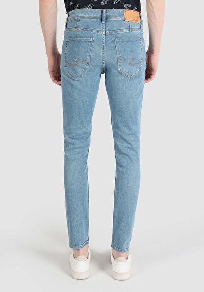 Image de 041 Danny Pantalon Bleu   En  Slim Fit Homme