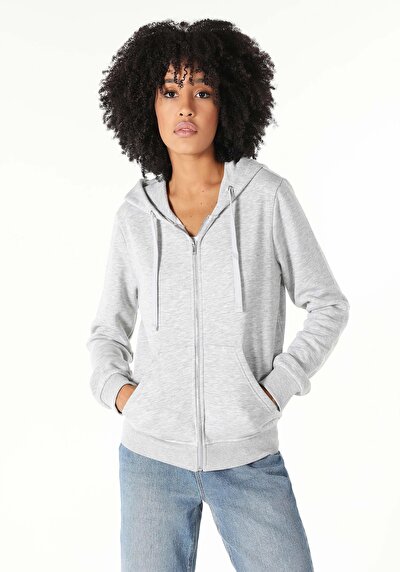 Afficher les détails de Pull-over Gris Regular Fit  Femme