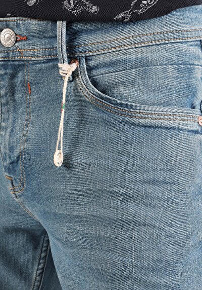 Image de 041 Danny Pantalon Bleu   En  Slim Fit Homme