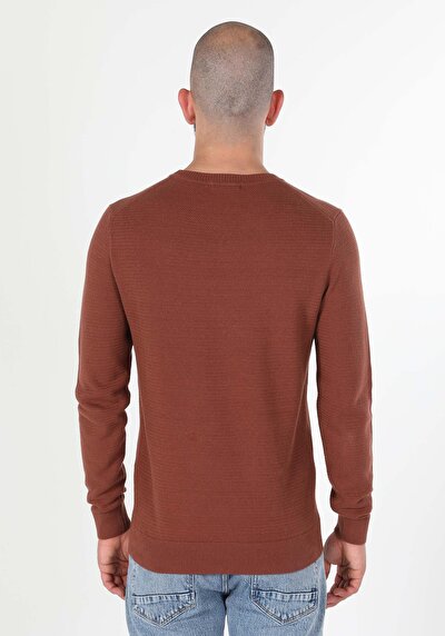 Image de Pull Orange Regular Fit Homme